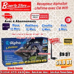 Récepteur Alphasat LifeTime...