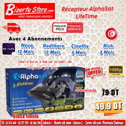 Récepteur Alphasat LifeTime