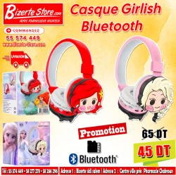 Casque Bluetooth Girlish...